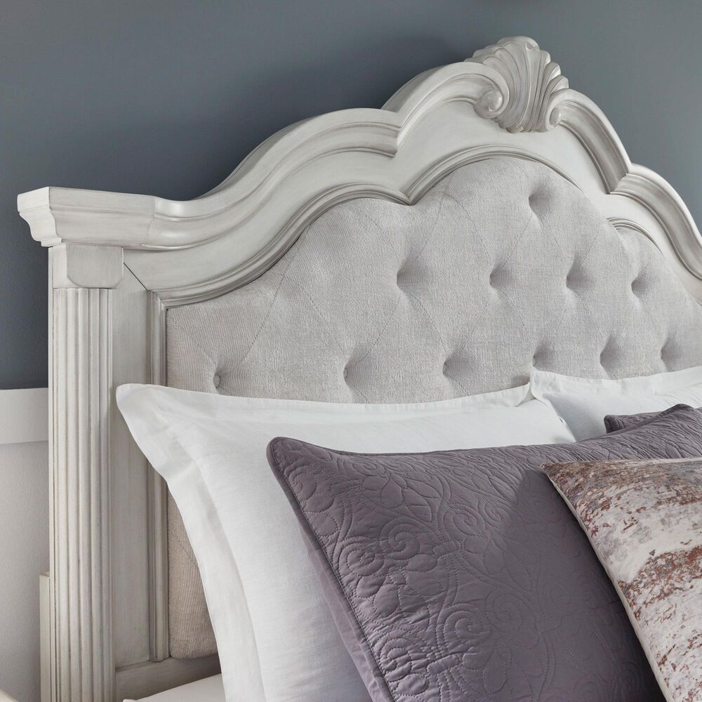 Ashley Montelaine 5-Piece Queen Panel Bedroom Set in Antique White, , large