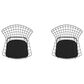 Dayton Madeline 2-Piece Chair with Seat Cushion Set in Charcoal Grey/Black, , large