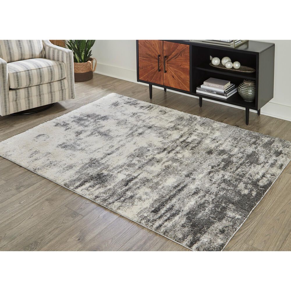 Ashley Gerdie 7&#39;10&quot; x 10&#39; Cream and Gray Area Rug, , large