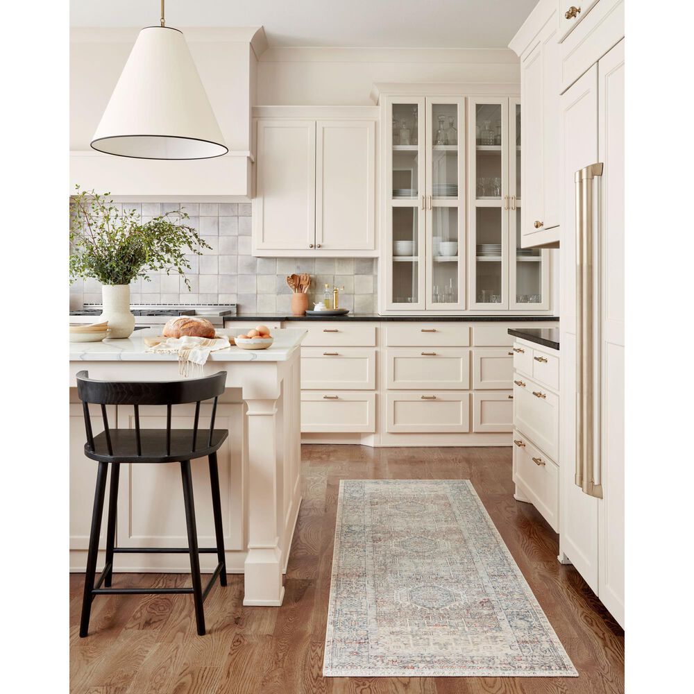 Chris Loves Julia x Loloi Jules 2&#39; x 5&#39; Natural and Ocean Area Rug, , large