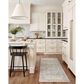 Chris Loves Julia x Loloi Jules 2" x 5" Natural and Ocean Area Rug, , large