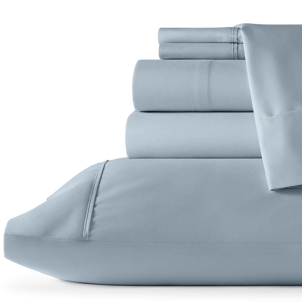 Sanders Collection Ultraweave 6-Piece Queen Sheet Set in Ice Blue, , large