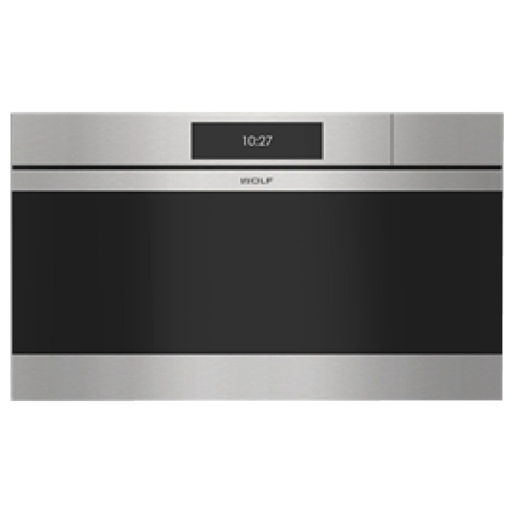 Wolf Appliances M Series 30" Single Electric Plumbed Wall Oven with Convection Steam in Stainless Steel, , large