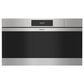 Wolf Appliances M Series 30" Single Electric Plumbed Wall Oven with Convection Steam in Stainless Steel, , large