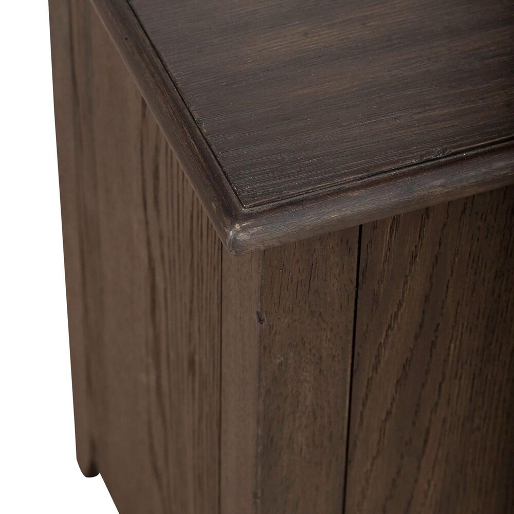 Belle Furnishings Mill Creek 3-Drawer Chair Side Table in Peppercorn, , large