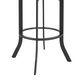Blue River Pharaoh 26" Swivel Counter Stool in Black, , large