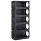 Slatehouse Ezra 5-Shelf Etagere in Black, , large