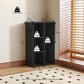 HOMLUX 5-Cube Reversible Storage Bookshelf in Blackwood, , large