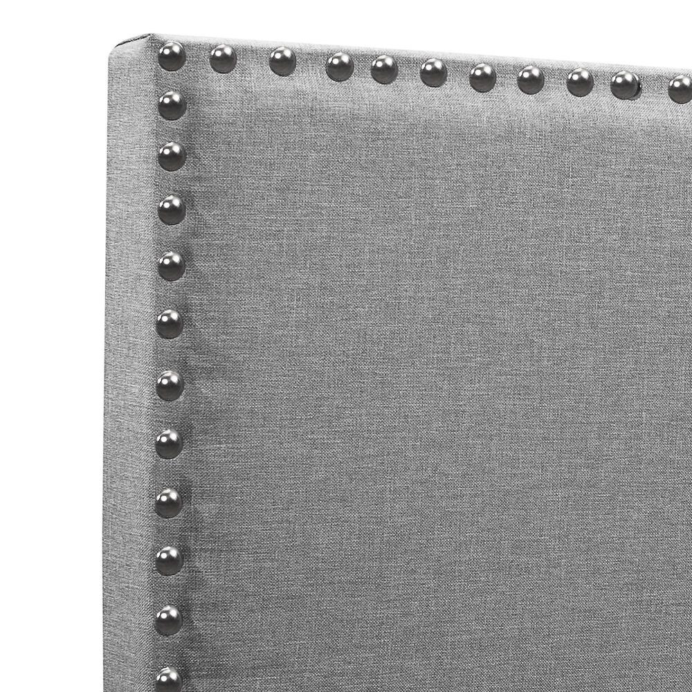 The Monday Company Twin Upholstered Bed in Gray, , large
