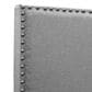 The Monday Company Twin Upholstered Bed in Gray, , large