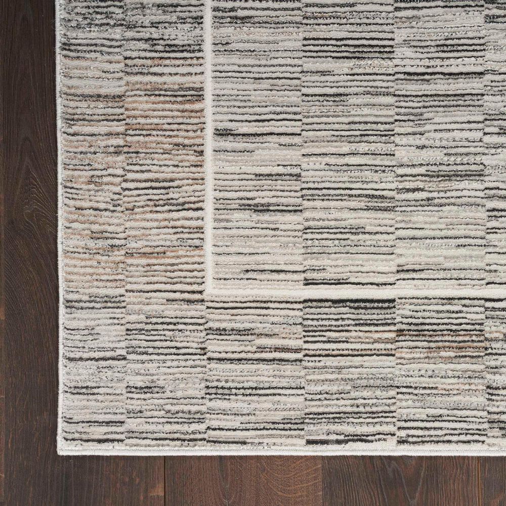 Nourison Desire 7&#39;10&quot; x 9&#39;10&quot; Charcoal and Grey Area Rug, , large