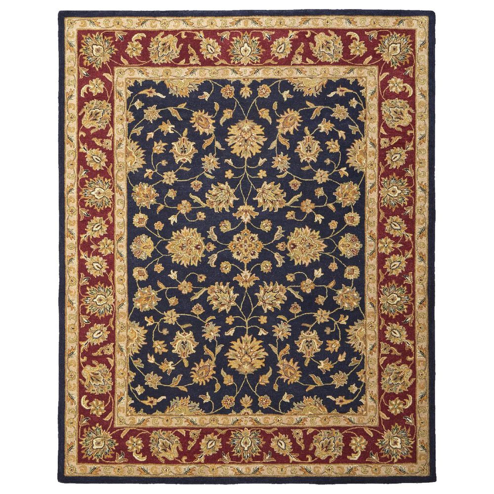 Feizy Rugs Wagner Navy and Red 5" x 8" Area Rug, , large