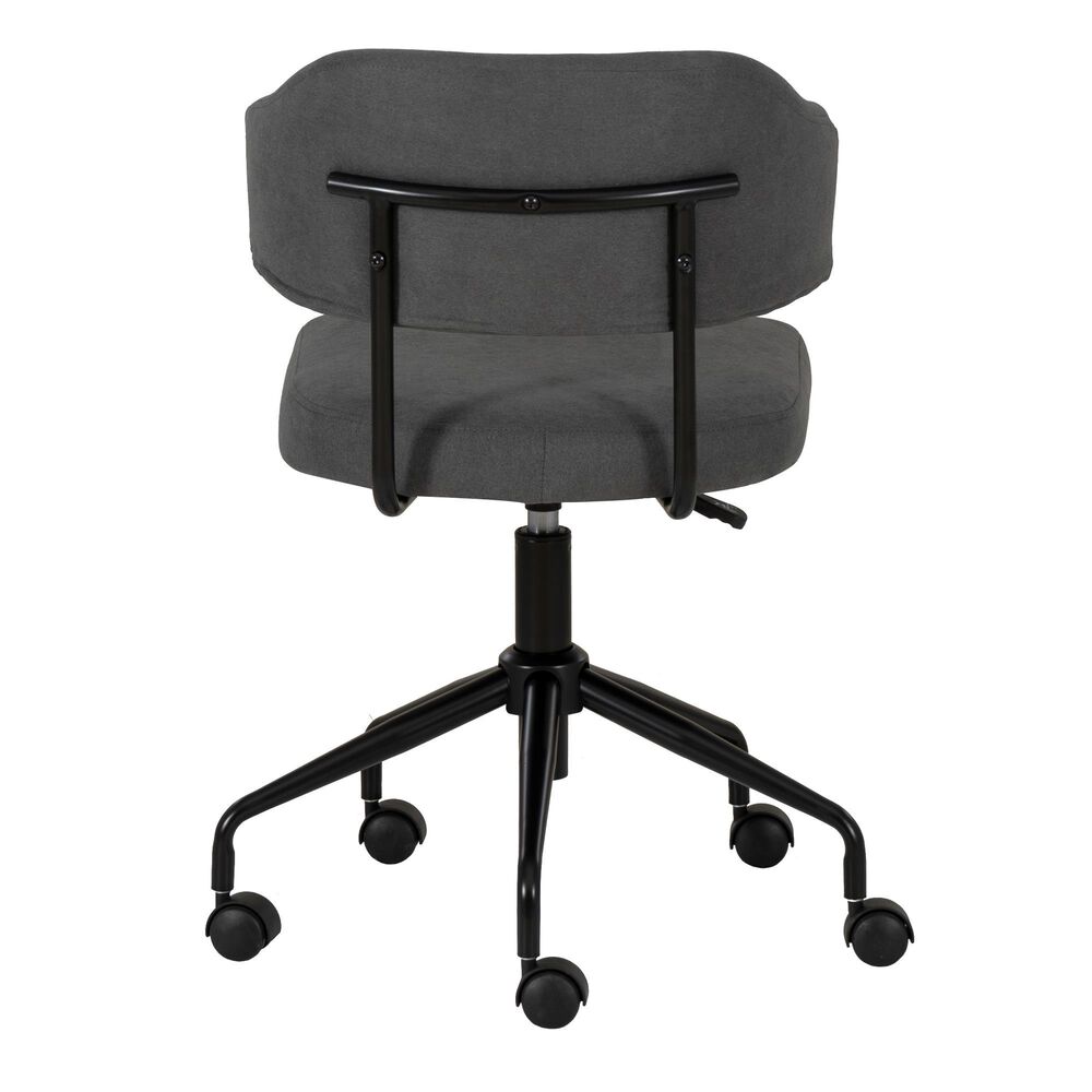 Linden Boulevard Tanner Office Desk Chair in Black, , large