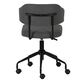 Linden Boulevard Tanner Office Desk Chair in Black, , large