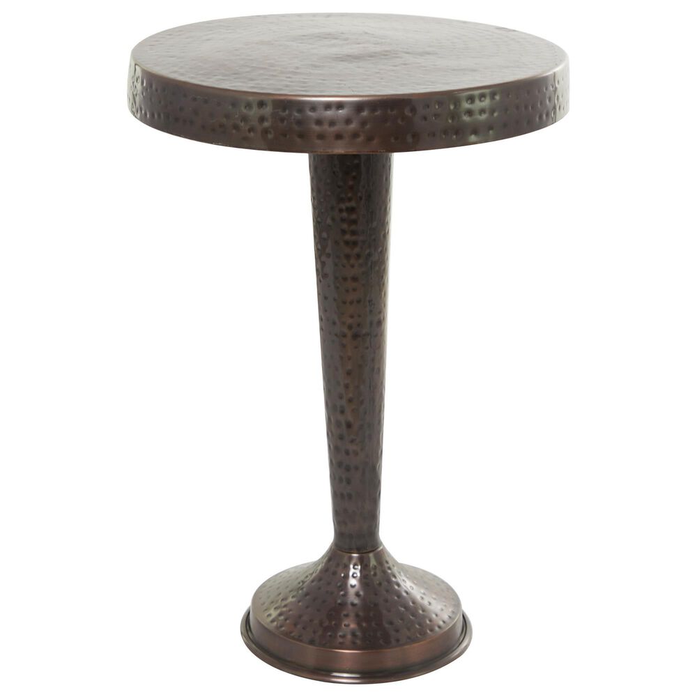 Uma Enterprises Vintage Accent Table in Bronze, , large