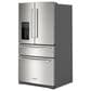 KitchenAid 26.2 Cu. Ft. French Door Refrigerator with Platinum Interior in PrintShield Stainless Steel, , large
