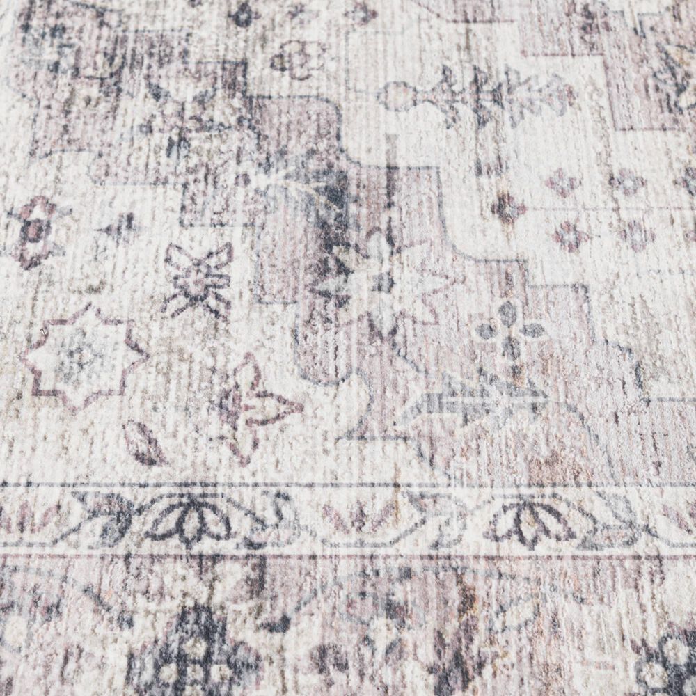 Central Oriental Trisha Yearwood Belmont Dalinda 7&#39;10&quot; x 9&#39;6&quot; Purple and Ivory Area Rug, , large