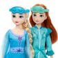 Disney Frozen Anna and Elsa Slumber Sister Doll Set, , large