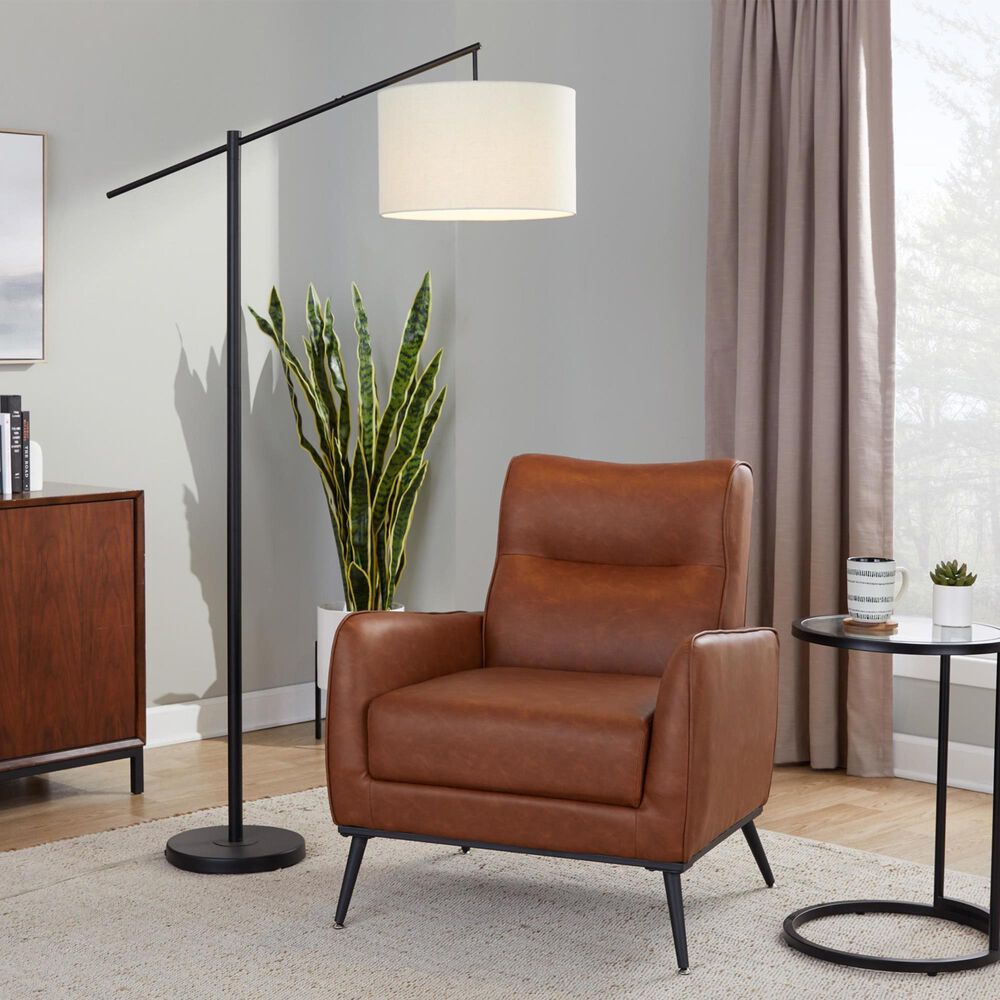 LumiSource Casper Floor Lamp in Matte Black, , large