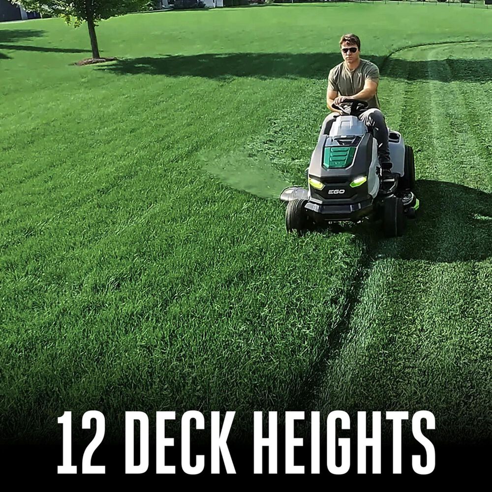 EGO 42&quot; T6 POWER+ Lawn Tractor with 6 x 6.0Ah Batteries, 700W Turbo Charger, and Charging Adapter, , large