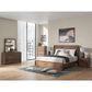 Ashley Fortlorn 5-Piece Queen Bedroom Set in Walnut Brown LED Light, , large