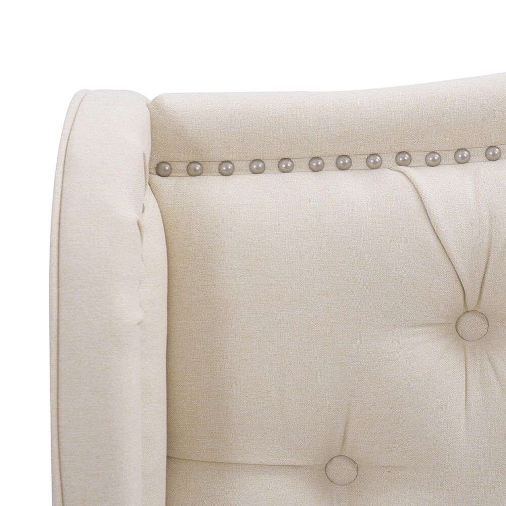 Jennifer Taylor Home Marcella Queen Upholstered Bed in Sky Neutral NFM