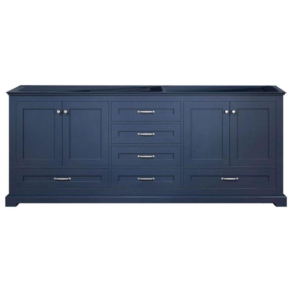 Lexora Home Dukes 80&quot; Double Bathroom Vanity in Espresso with 2 cm White Carrara Marble Top, Rectangular Sinks and 30&quot; Mirrors, , large