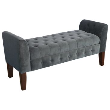 Kinfine Storage Bench in Dark Gray, , large