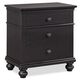 Riva Ridge Oxford 2 Drawer Nightstand in Rubbed Black, , large