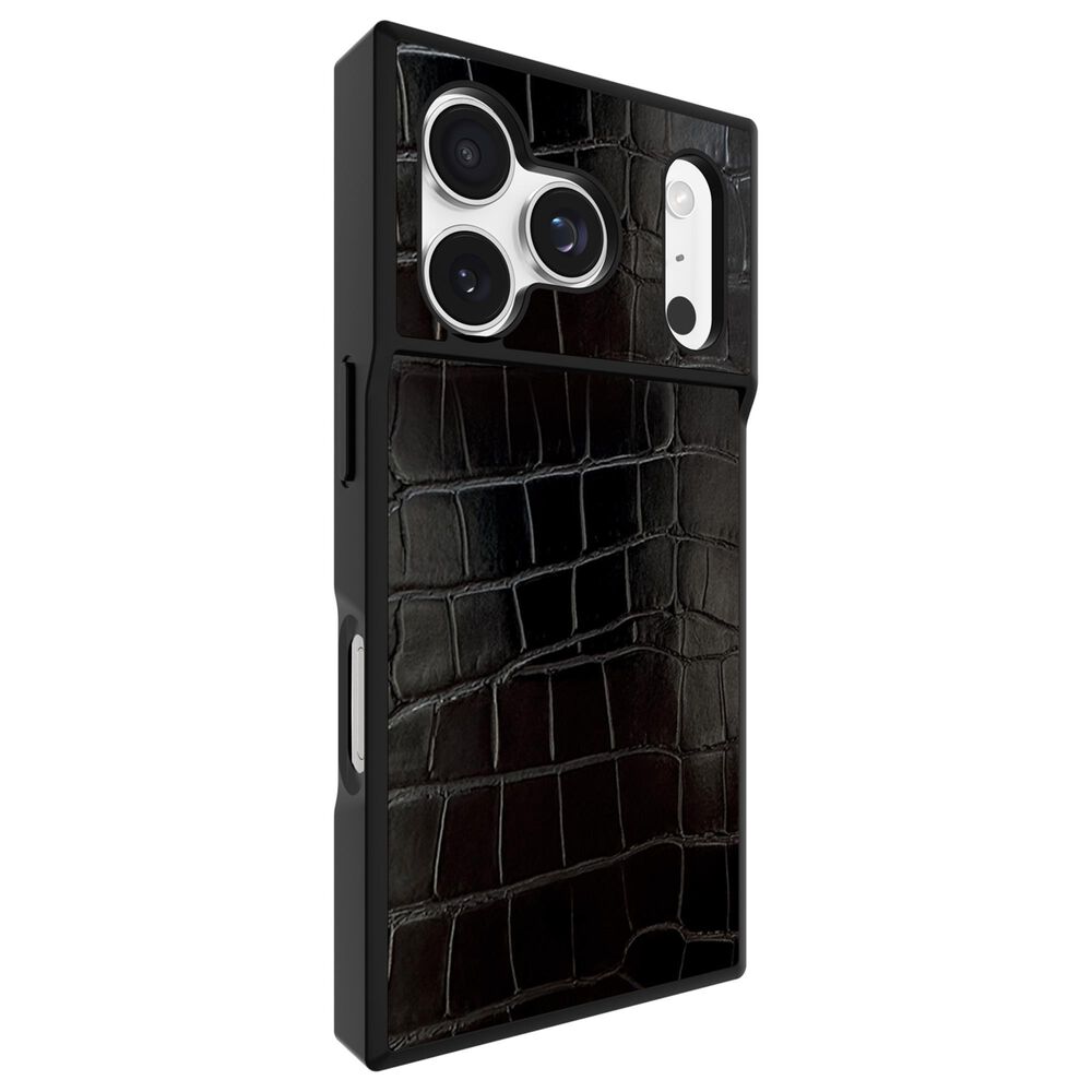 Case-Mate Square MagSafe Case for iPhone 17 Pro in Black Crocodile, , large