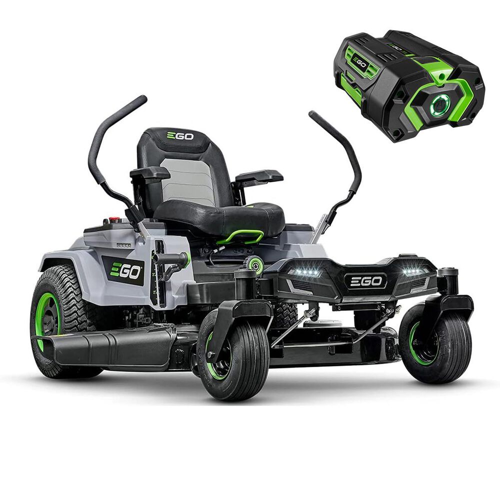 EGO POWER+ 42" Zero Turn Lawn Mower and POWER+ 2 5.0 Amp Hour Battery