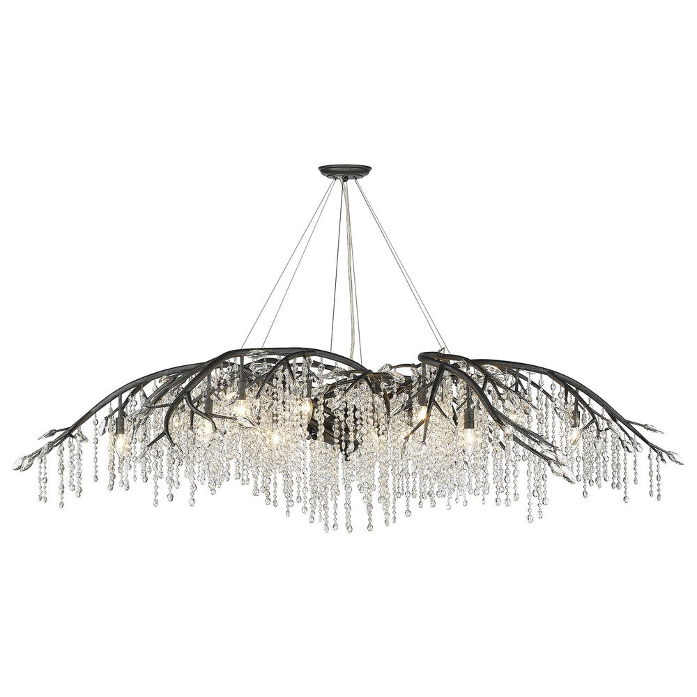 Golden Lighting Autumn Twilight 24-Light Chandelier in Black, , large