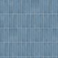 Soho Studio ColorHues Blue Steel 2" x 8" Lava Stone Tile, , large