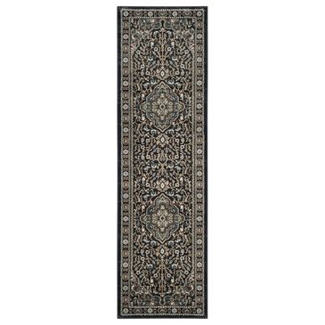 Safavieh Lyndhurst 2"3" x 8" Anthracite and Teal Runner, , large