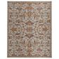 Feizy Fallon Gray and Multicolor 4" x 6" Area Rug, , large