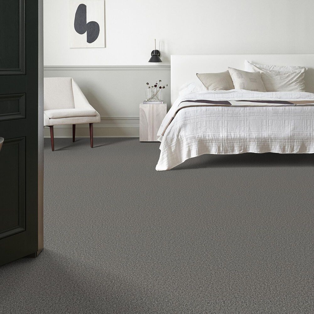 Shaw Tweed Comfort Blue Carpet in All Dressed Up, , large