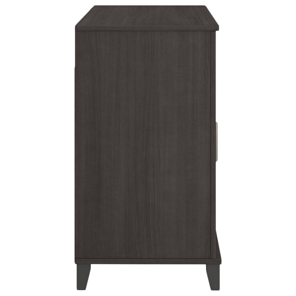 Bush Somerset 3Piece Dresser TV Stand and Armoire Set in Storm