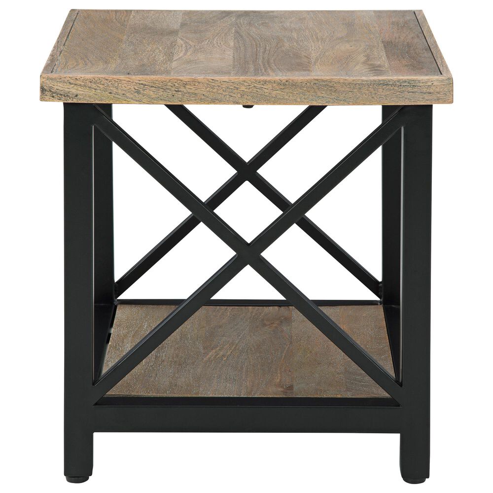 Ashley Bristenfort 3-Piece Occasional Table Set in Black and Light Brown, , large