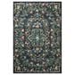 Rifle Paper Co. Palais 2"3" x 3"9" Black Area Rug, , large