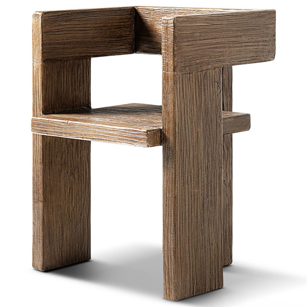 Jennifer Taylor Home Avenel Arm Chair in Heritage Medium Dark Brown, , large