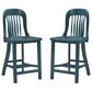 Linon Home Decor Maylen Counter Stool in Dark Green (Set of 2), , large