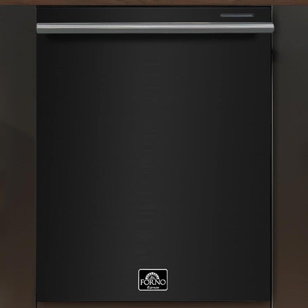 Forno Pozzo 24" Built-In Tall Tub Top Control Dishwasher with 49 dBA in Black, , large