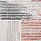 Safavieh Invista 5"3" x 7"6" Light Grey and Rust Area Rug, , large
