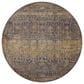 Loloi Bradbury 7"9" Round Ink and Multicolor Area Rug, , large