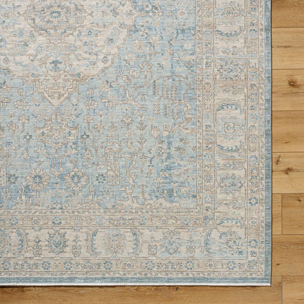 Surya Once Upon a Time Light Gray, Tan, Pale Blue, Gray, Denim and Medium Gray 9&#39;10&quot; x 12&#39;6&quot; Area Rug, , large