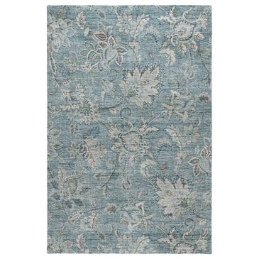 Dalyn Rug Company Silk Road Baltic, Sky, Denim, Ivory and Gray 8" x 10" Area Rug, , large