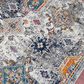 Amer Rugs Montana MON-13 2" x 3" Blue and Orange Area Rug, , large