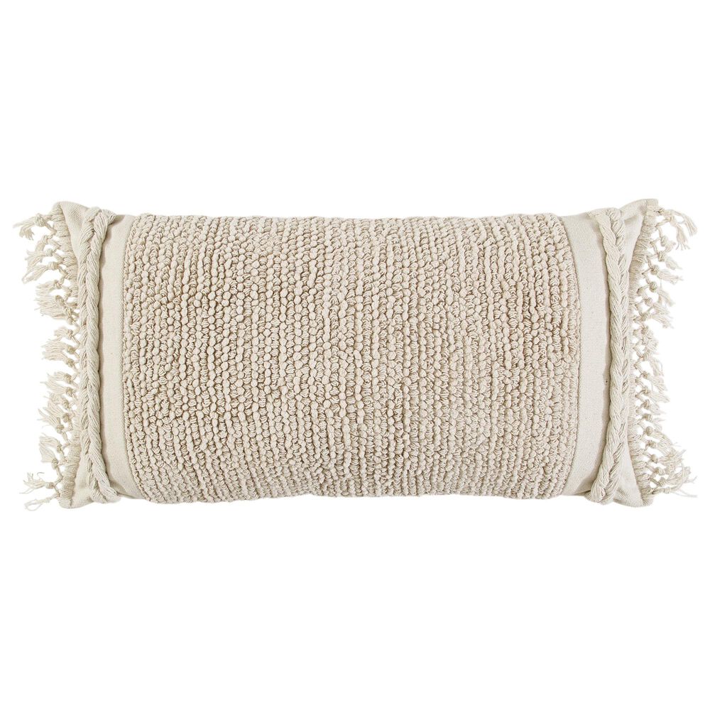 Rizzy Home 14" x 26" Pillow in Natural, , large