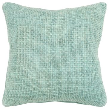 Rizzy Home Solid 20" Down Filled Pillow in Teal, , large