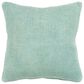 Rizzy Home Solid 20" Down Filled Pillow in Teal, , large